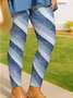 Women's Elegant Resort Vintage Full Length Sequin Gradient Leggings