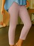 Women's Elegant Resort Vintage Full Length Art Stripe Leggings