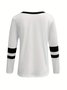 Cotton-Blend Vintage Multicolor Block T-Shirt