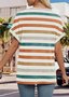 Womens Summer Tops Short Dolman Sleeve Shirts 2025 Fashion V Neck Outfits Clothes