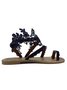Weaving Material Simple Floral Summer Strappy Sandals