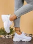 All Season Plain Casual Mesh Fabric Regular Shoes