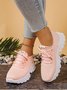 All Season Plain Casual Mesh Fabric Regular Shoes