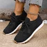 Plain Vintage Cotton Casual Shoes
