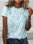 Print Casual Short Sleeve T-Shirt