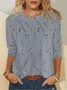 Long Sleeve Round Neck T-Shirt