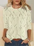 Long Sleeve Round Neck T-Shirt