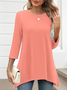 Casual Cotton Regular Fit T-Shirt