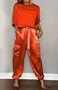 Women's Pocket Stitching Plain Daily Going Out Two-Piece Set Khaki Casual Summer Top With Pants Matching Set