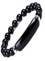 New Natural Stone 8mm Amethyst Rose Quartz Crushed Stone Butterfly Two-piece Bracelet