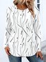 Casual Crew Neck Animal Regular Fit T-Shirt