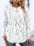 Casual Crew Neck Animal Regular Fit T-Shirt