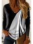Casual Cotton V Neck T-Shirt