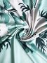 Women's Printing Floral Daily Going Out Two-Piece Set Light Blue Casual Summer Coat With Skirt Matching Set