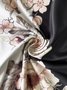 Women's Printing Floral Daily Going Out Two-Piece Set Light Blue Casual Summer Coat With Skirt Matching Set