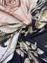 Women's Printing Floral Daily Going Out Two-Piece Set Light Blue Casual Summer Coat With Skirt Matching Set