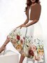 Women's Printing Floral Daily Going Out Two-Piece Set Light Blue Casual Summer Coat With Skirt Matching Set