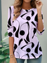 Casual Long Sleeve Round Neck T-Shirt