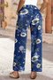 Floral Regular Fit Cotton Street Jeans