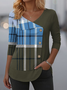 Casual Cotton V Neck Regular Fit T-Shirt