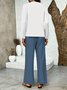 Loose Simple Square Neck Dandelion Two-Piece Set