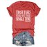 Trash Takes Itself Out Every Single Time Irony Funny Short Sleeve T-Shirt