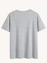 Simple Casual Round Neck Short Sleeve T-Shirt