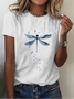 Simple Casual Round Neck Short Sleeve T-Shirt
