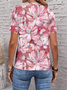 Simple Casual Round Neck Short Sleeve T-Shirt