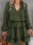 Regular Fit Casual Dress With No