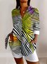 Cotton Geometric Casual Shirt