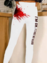 Halloween Holiday Retro Fashion Ankle High Waist Leggings