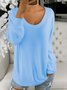 Knitted Casual Regular Fit T-Shirt