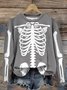 Halloween Round Neck Long Sleeve Casual Sweatshirt