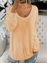 Knitted Casual Regular Fit T-Shirt