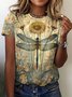 Crew Neck Vintage Regular Fit T-Shirt