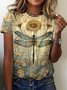 Crew Neck Vintage Regular Fit T-Shirt
