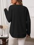 Regular Fit Crew Neck Casual Cotton T-Shirt