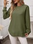 Regular Fit Crew Neck Casual Cotton T-Shirt