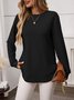 Regular Fit Crew Neck Casual Cotton T-Shirt