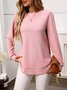 Regular Fit Crew Neck Casual Cotton T-Shirt