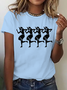 Music Festival ThePointer SistersLyrics Born Round Neck Short Sleeve T-shirt