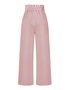 Women's  Elastic Waist H-Line Wide Leg Pants Daily Going Out Pants White Casual Split Joint Plain Spring/Fall Pants