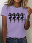 Music Festival ThePointer SistersLyrics Born Round Neck Short Sleeve T-shirt