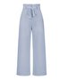 Women's  Elastic Waist H-Line Wide Leg Pants Daily Going Out Pants White Casual Split Joint Plain Spring/Fall Pants