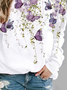 Casual Printing Sweatshirt