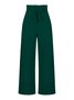 Women's  Elastic Waist H-Line Wide Leg Pants Daily Going Out Pants White Casual Split Joint Plain Spring/Fall Pants