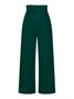 Women's  Elastic Waist H-Line Wide Leg Pants Daily Going Out Pants White Casual Split Joint Plain Spring/Fall Pants
