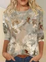 Boho Regular Fit Crew Neck Sweatshirt