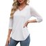 Regular Fit V Neck Casual T-Shirt